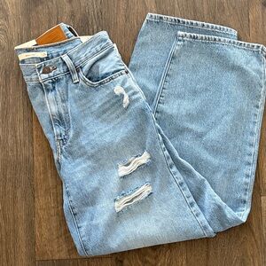 Levi's Light Blue Distressed Women Jeans